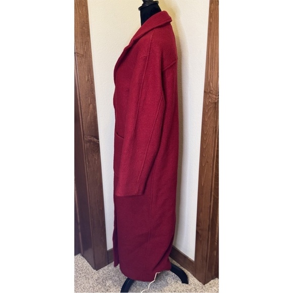 FINAL MARKDOWN! Banana Republic Red Martina Wool Bouclé Coat - Multiple Sizes🔹 - Picture 11 of 16